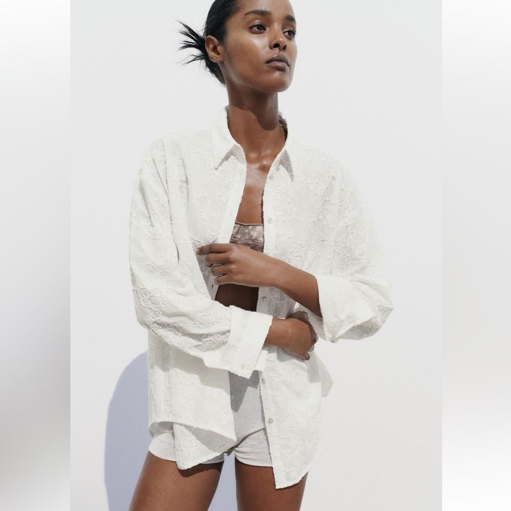 Zara Embroidered Shirt